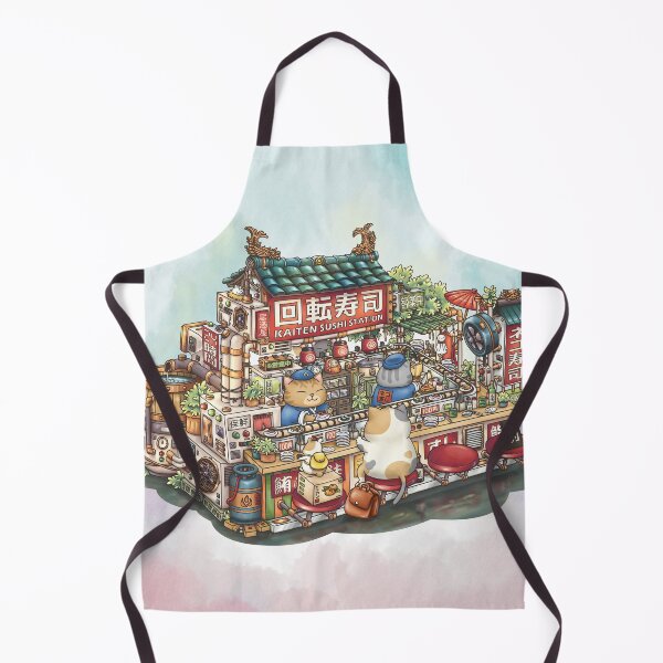 Item preview, Steampunk Chubby Cat Sushi Restaurant designed and sold by Takeda-art.