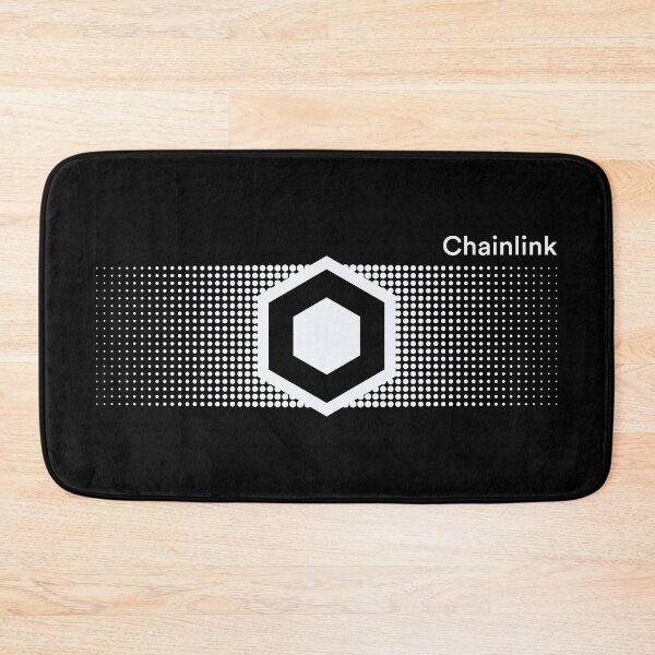 Item preview, Chainlink LINK Crypto Altcoin - White Minimalist Halftone Pattern designed and sold by CryptoMoods.