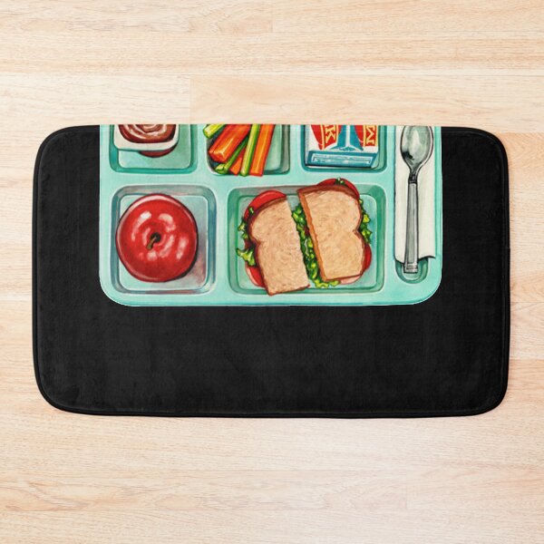 Item preview, School Lunch Pattern designed and sold by Brucrannum.