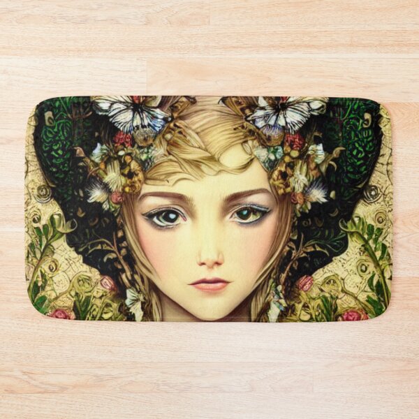 Item preview, Art Illustration Girl with Flowers  Seven designed and sold by I-Dream-Designs.