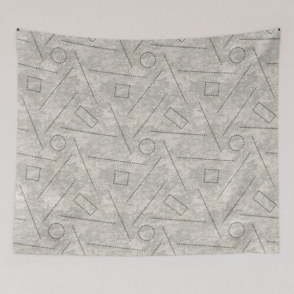 Item preview,  Geometric shapes on a grey background designed and sold by Olha Volokhova.