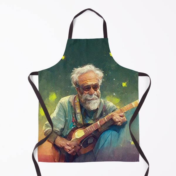 Item preview, Old man playing guitar designed and sold by YZO-Design.