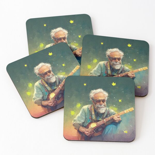 Item preview, Old man playing guitar designed and sold by YZO-Design.
