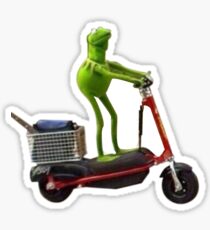 Scooter Kermit Sticker