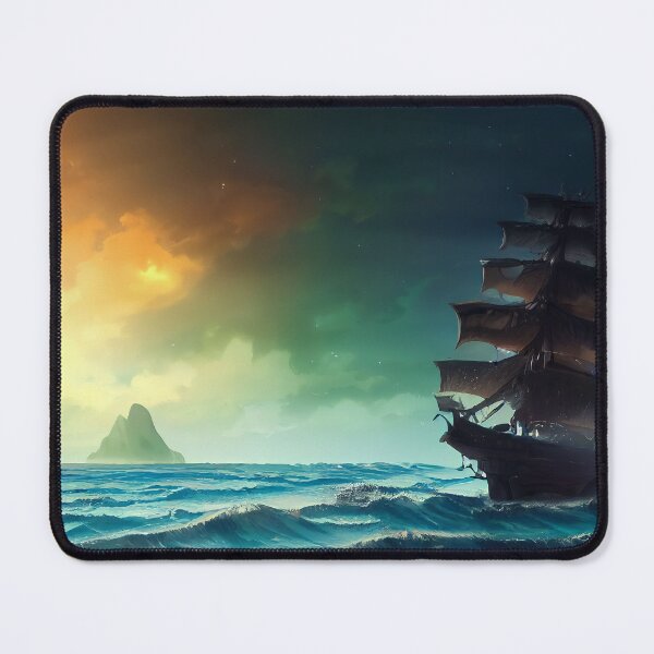 Item preview, Ship in the sea designed and sold by YZO-Design.