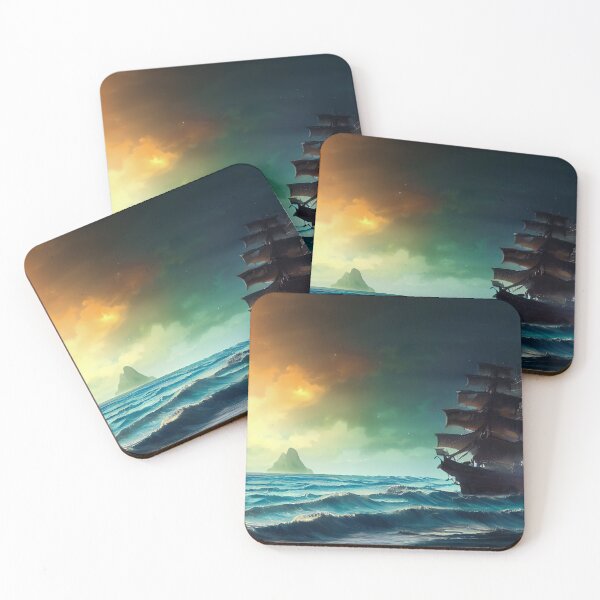 Item preview, Ship in the sea designed and sold by YZO-Design.