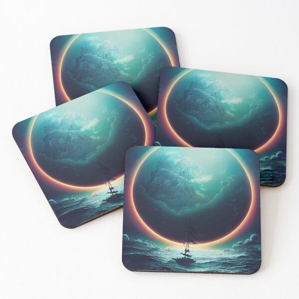 Item preview, Ship in the sea to the moon designed and sold by YZO-Design.