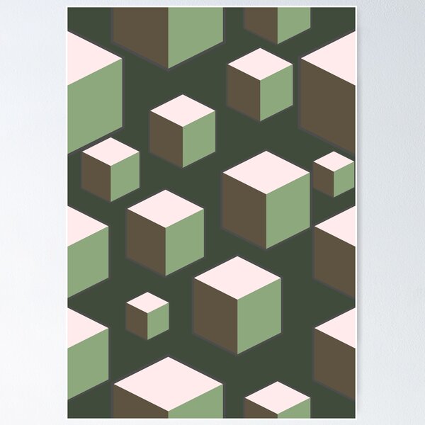 Item preview, Retro cube shape designed and sold by isary.