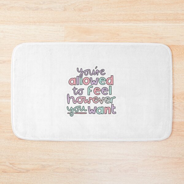 Item preview, You're allowed to feel however you want Sticker  designed and sold by Lunastoree.