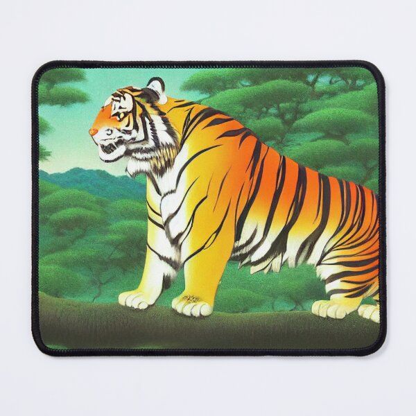 Item preview, Tiger in forest, Japanese style designed and sold by YZO-Design.
