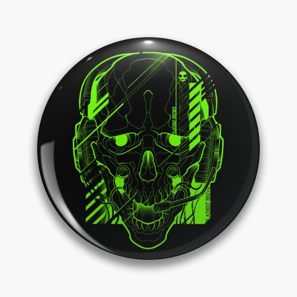 Item preview, Cyberskull Gamer Glitch designed and sold by Blackout  Brother.