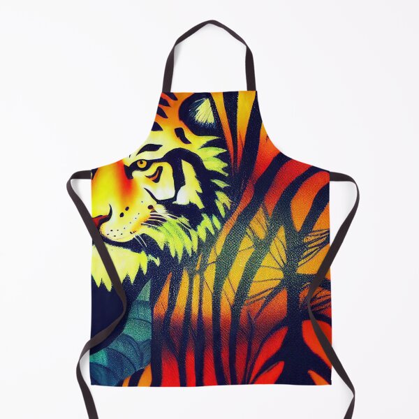 Item preview, Tiger in forest art, Japanese style designed and sold by YZO-Design.