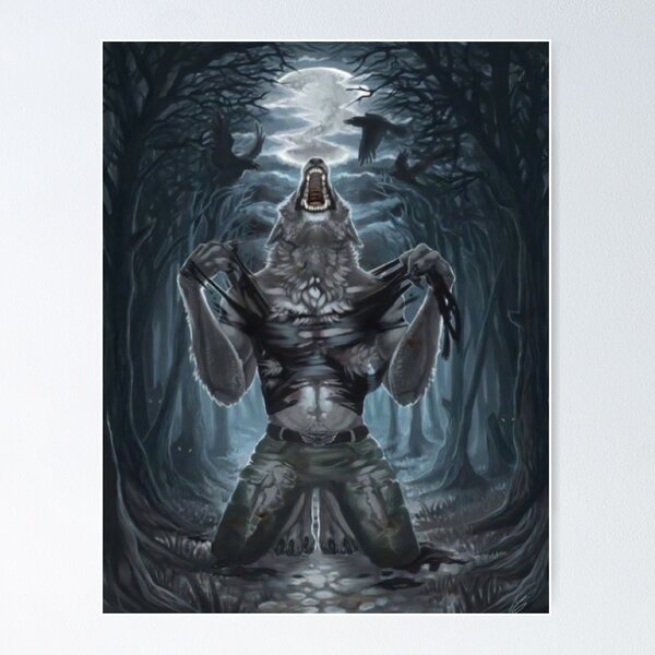 Item preview, werewolf ripping shirt meme  designed and sold by Reo12.
