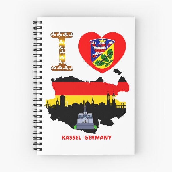 Item preview, Love My German Hometown Kassel andmap falg from Germany designed and sold by HASSANIYATT.