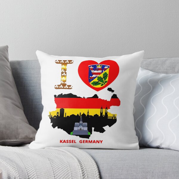 Item preview, Love My German Hometown Kassel andmap falg from Germany designed and sold by HASSANIYATT.