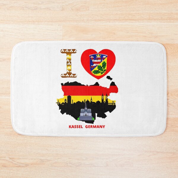 Item preview, Love My German Hometown Kassel andmap falg from Germany designed and sold by HASSANIYATT.