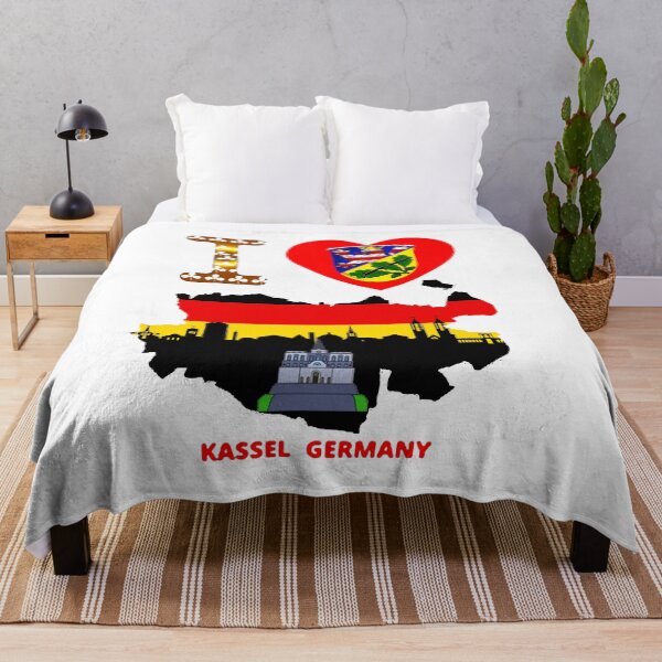 Item preview, Love My German Hometown Kassel andmap falg from Germany designed and sold by HASSANIYATT.