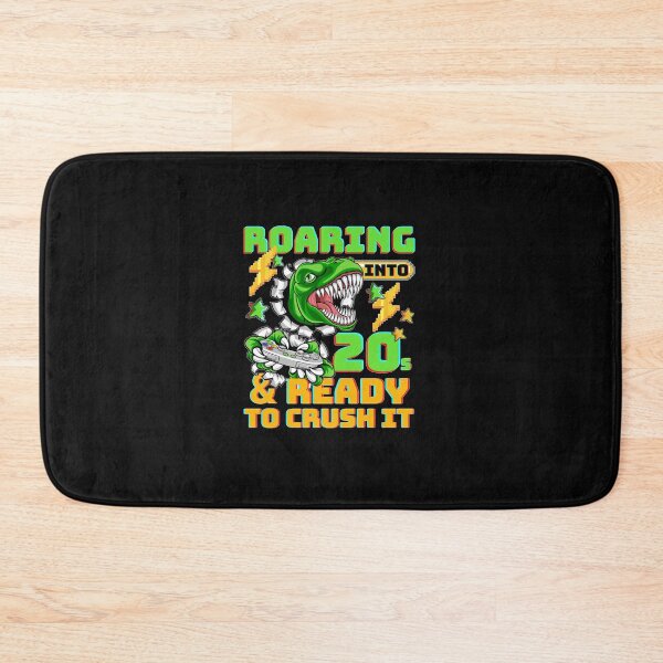 Item preview, Roaring Into 20 Ready To Crush It Dinosaur Gamer Classic T-Shirt designed and sold by arthurpinner.