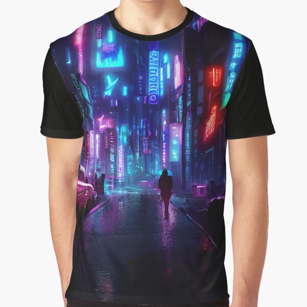 Item preview, Cyberpunk city designed and sold by Art4u-Shop.
