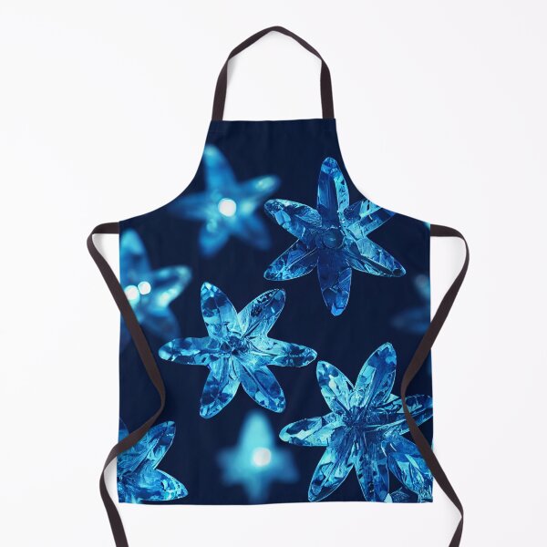 Item preview, Crystal blue star flower designed and sold by Art4u-Shop.