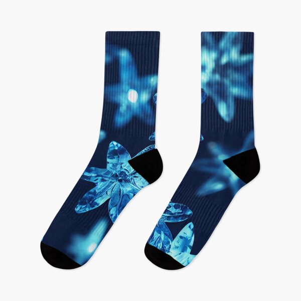 Item preview, Crystal blue star flower designed and sold by Art4u-Shop.