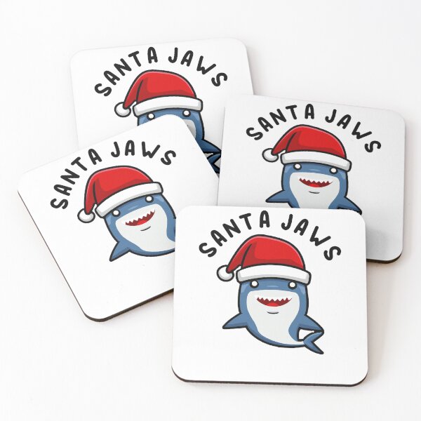 Item preview, Santa Jaws Shark Christmas Pun designed and sold by Daytone.