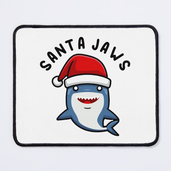 Item preview, Santa Jaws Shark Christmas Pun designed and sold by Daytone.