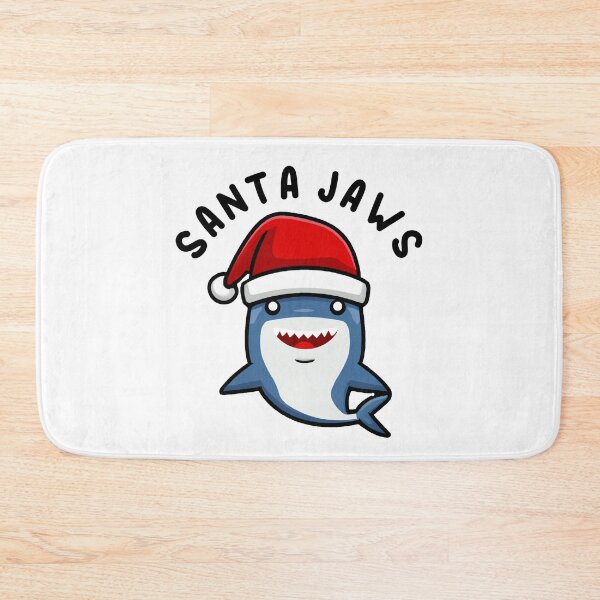 Item preview, Santa Jaws Shark Christmas Pun designed and sold by Daytone.