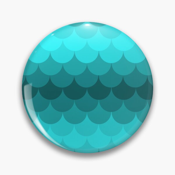 Item preview, Mermaid / Dragon Scales in Turquoise Hues Seamless Repetitive Pattern  designed and sold by marie-inks.