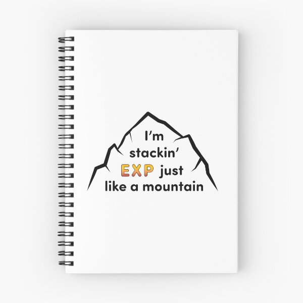 Item preview, I'm stackin' EXP just like a mountain - 3RACHA designed and sold by Wistful-Empire.