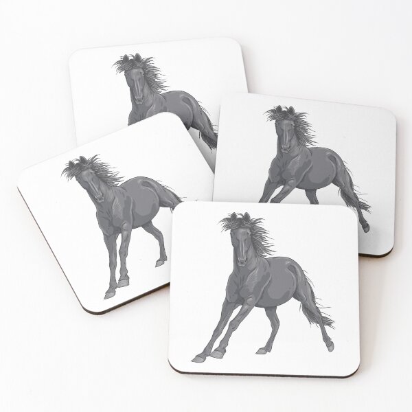 Item preview, Black horse gallop designed and sold by Motivburg.