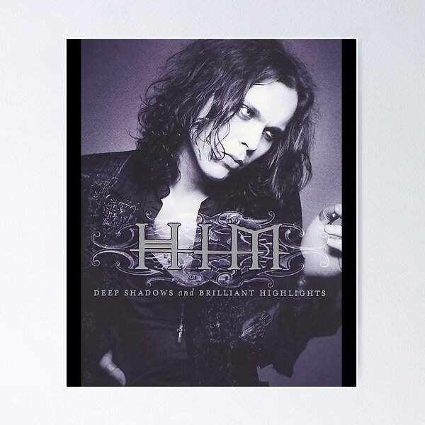 Item preview, Him band deep shadows and brilliant highlights cover heartagram ville valo designed and sold by ALEX-eay.