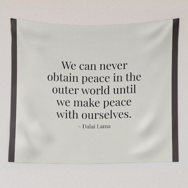 Item preview, We can never obtain peace until we make peace with ourselves designed and sold by tiloimaina.