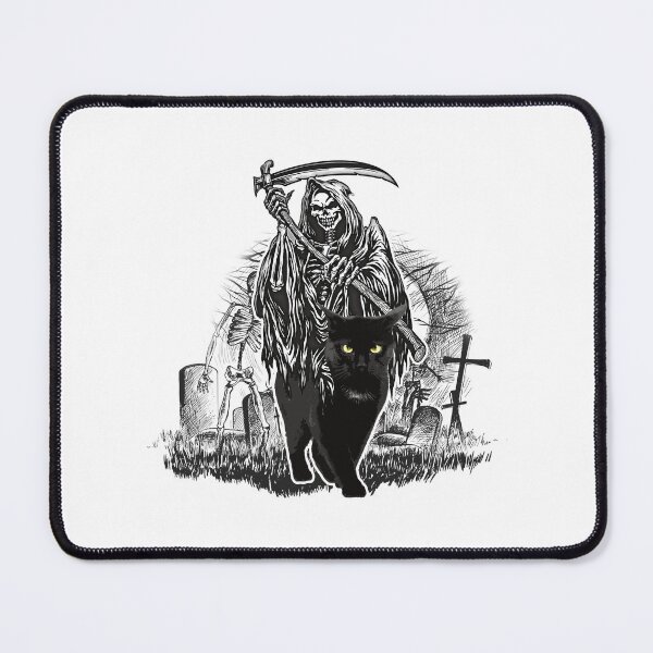Item preview, Death with a black cat designed and sold by uni.