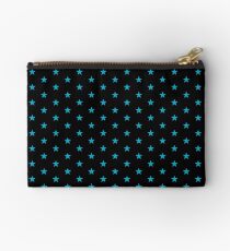 turquoise star Zipper Pouch