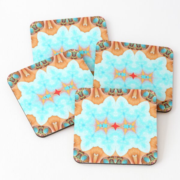 Item preview, HARMONIOUS COCKTAIL OF ARUBA SHELLFISH - UNFORGETTABLE ARUBA SOUVENIRS - ARUBA ISLAND PARADISE ABSTRACT GEOMETRIC PAINTING - ARUBA ABSTRACT FLAG INSPIRATION - ARUBA ONE HAPPY ISLAND. designed and sold by Ralek.