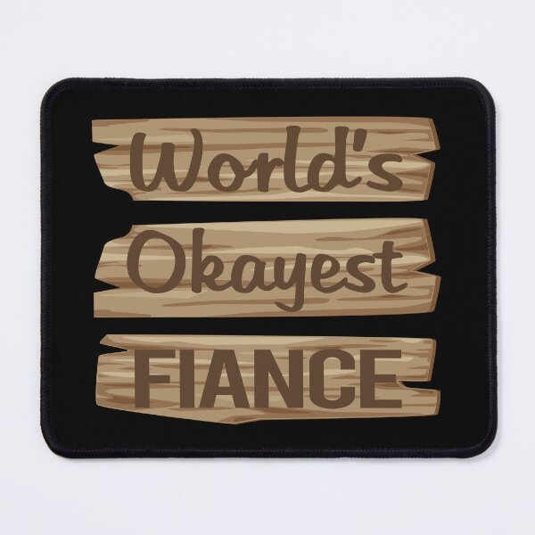 Item preview, Wooden Sign FIANCE designed and sold by StoreHornedFace.