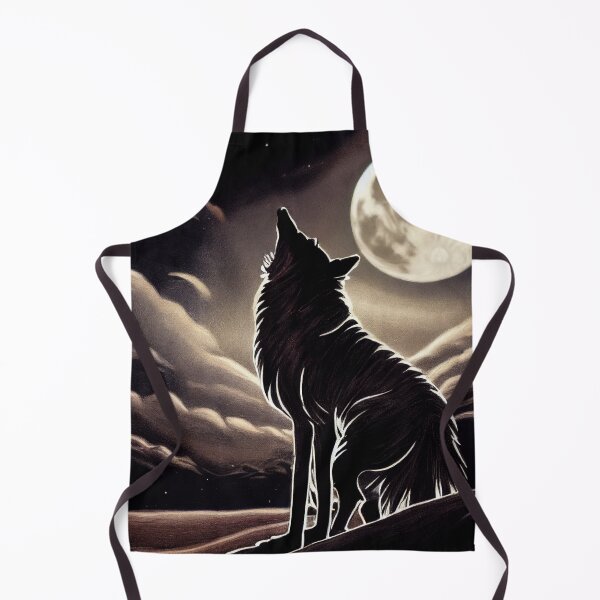 Item preview, Wolf at night, in moon background designed and sold by YZO-Design.
