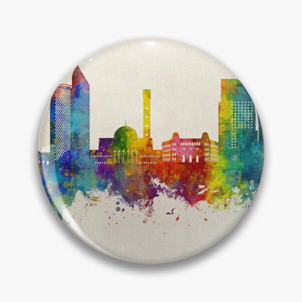 Item preview, Algiers Algeria Skyline designed and sold by ArtPrints.