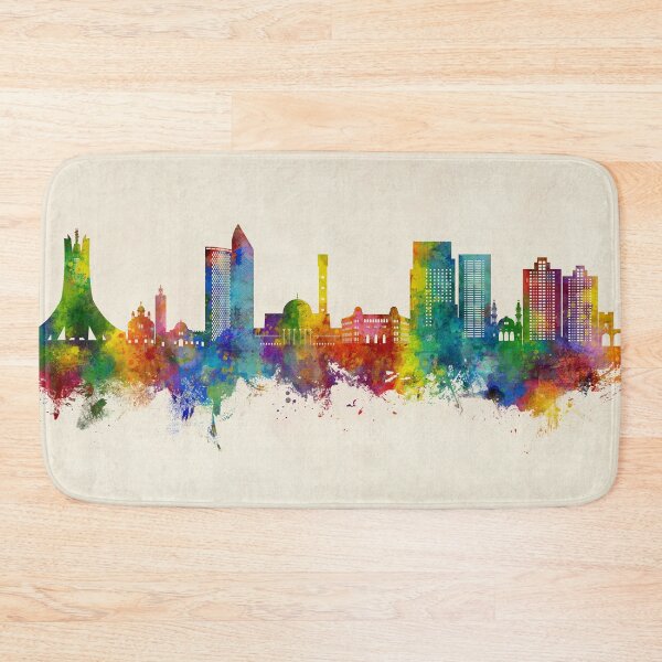 Item preview, Algiers Algeria Skyline designed and sold by ArtPrints.