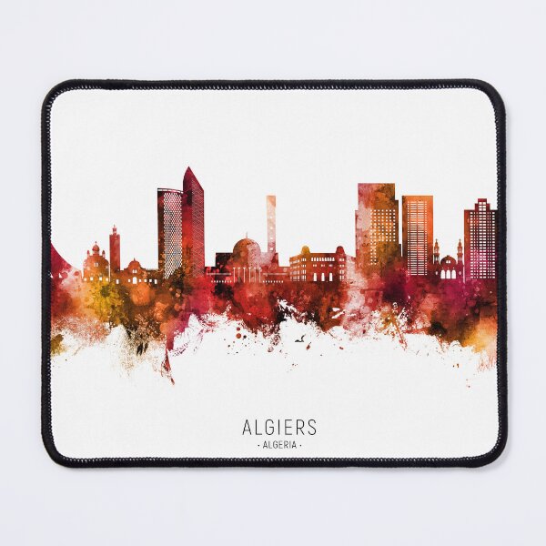 Item preview, Algiers Algeria Skyline designed and sold by ArtPrints.