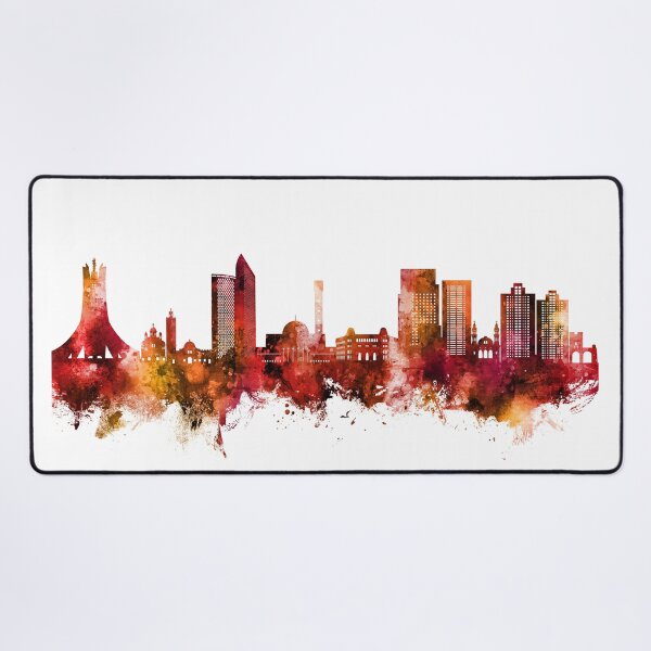 Item preview, Algiers Algeria Skyline designed and sold by ArtPrints.