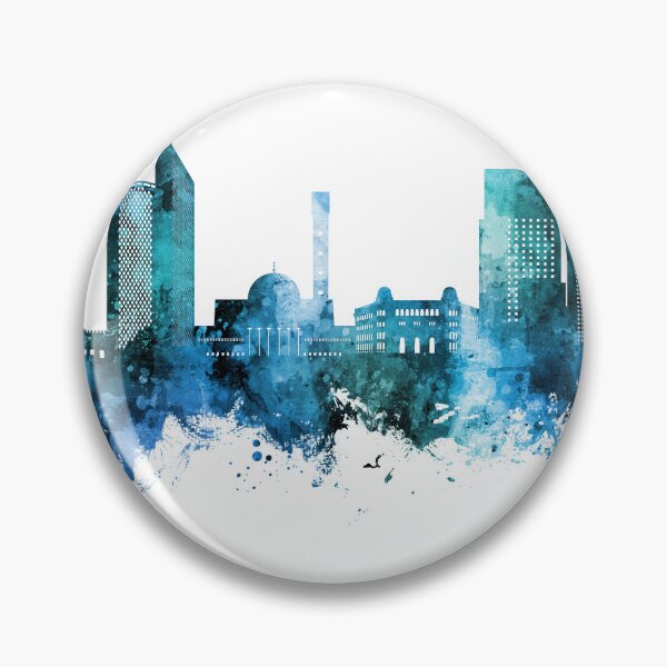 Item preview, Algiers Algeria Skyline designed and sold by ArtPrints.