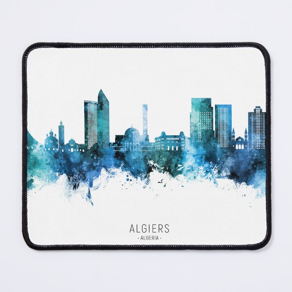 Item preview, Algiers Algeria Skyline designed and sold by ArtPrints.