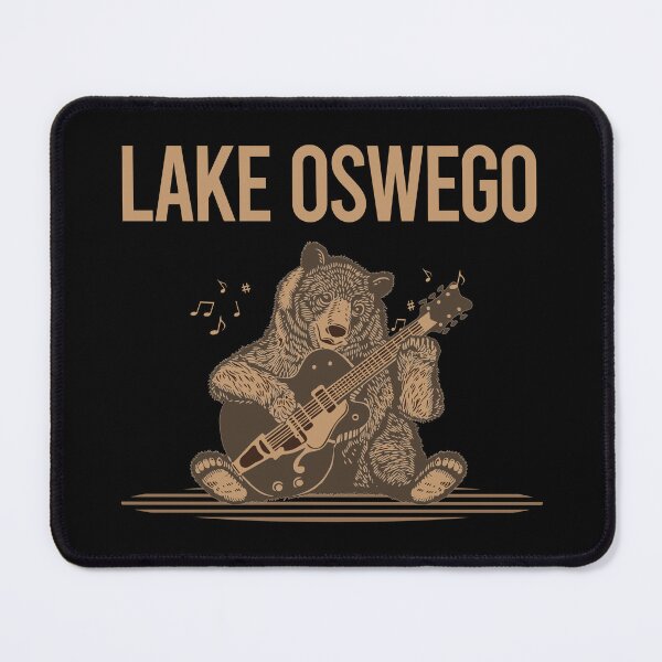 Item preview, Bear With Guitar Lake Oswego designed and sold by BloodMoneyTwit.