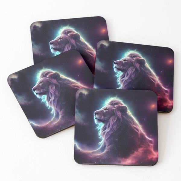 Item preview, Cosmic nebula lion designed and sold by AI1artist.