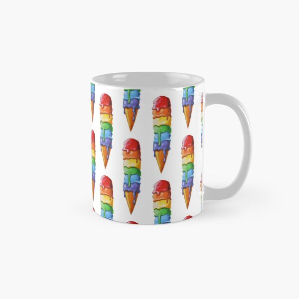 Item preview, Rainbow Ice Cream Cone designed and sold by AmyGiacomelli.