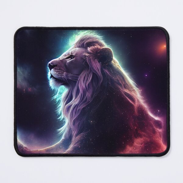 Item preview, Cosmic nebula lion designed and sold by AI1artist.