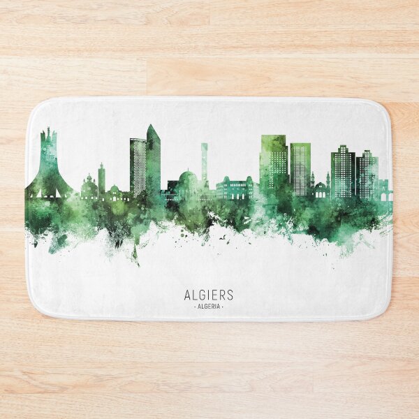 Item preview, Algiers Algeria Skyline designed and sold by ArtPrints.