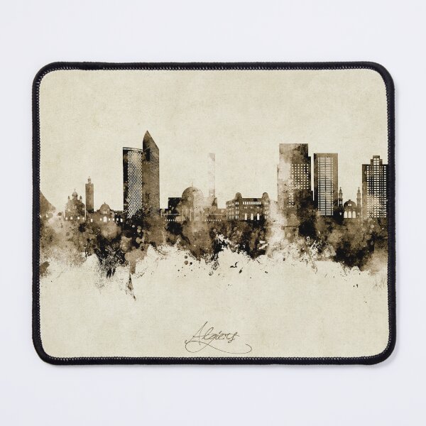 Item preview, Algiers Algeria Skyline designed and sold by ArtPrints.
